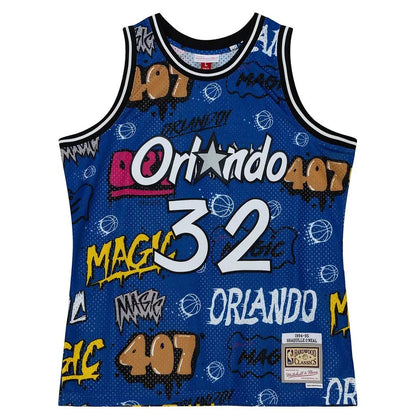 Mitchell & Ness Men's Slap Sticker Swingman Jersey Magic 1994 Shaquille O'Neal