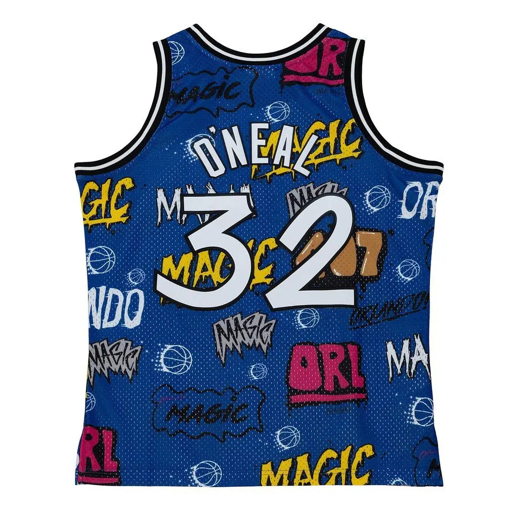 Mitchell & Ness Men's Slap Sticker Swingman Jersey Magic 1994 Shaquille O'Neal