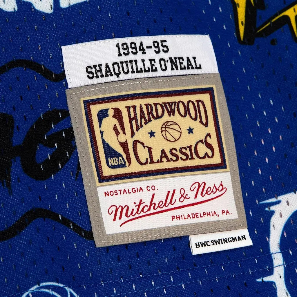Mitchell & Ness Men's Slap Sticker Swingman Jersey Magic 1994 Shaquille O'Neal