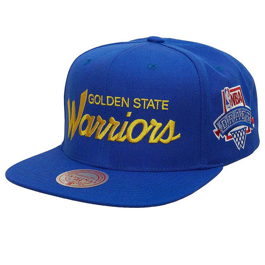 Men's Mitchell & Ness NBA Just Don Draft Snapback Hwc Warriors - Blue