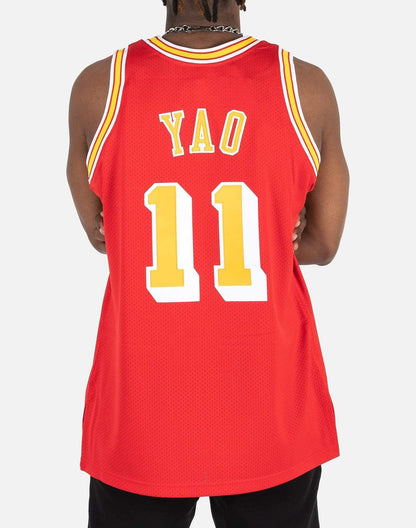Mitchell & Ness Men's NBA Authentic Jersey 2004 Houston Rockets Yao Ming