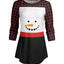 Black & White Snowman Tunic