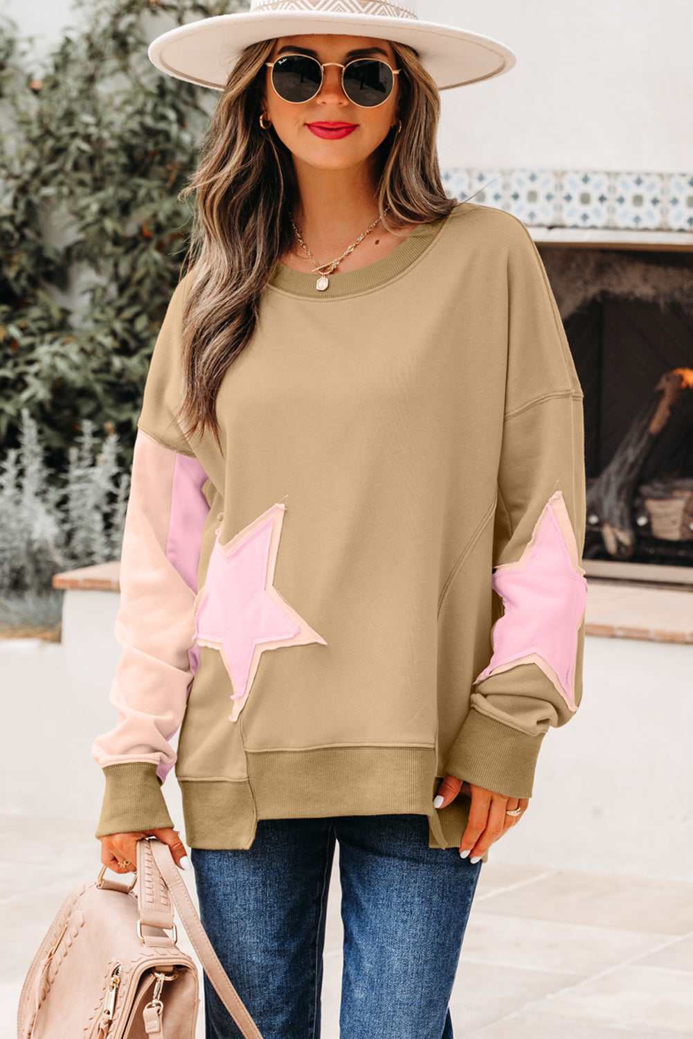 Bern Hem Drop Shoulder Sweatshirt - Green / L - 12/14