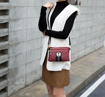 MKF Collection Women's Tarren Signature Crossbody Bag