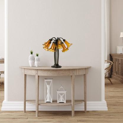 Amber/ Brushed Bronze-