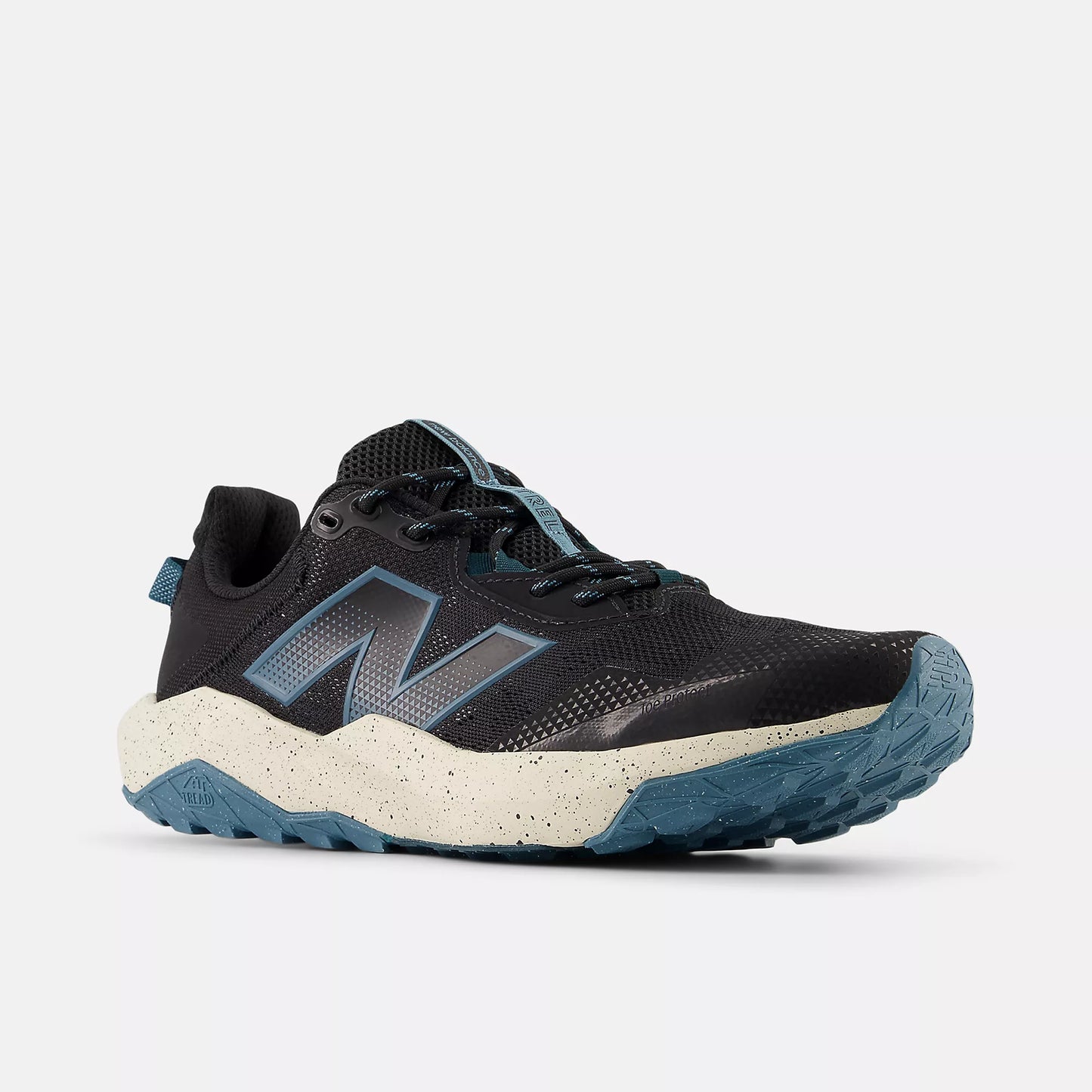 New Balance Mens Dynasoft Nitrel V6 Trail Running Black Blue