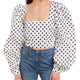 WBPK1-WHITE BLACK POLKA DOT