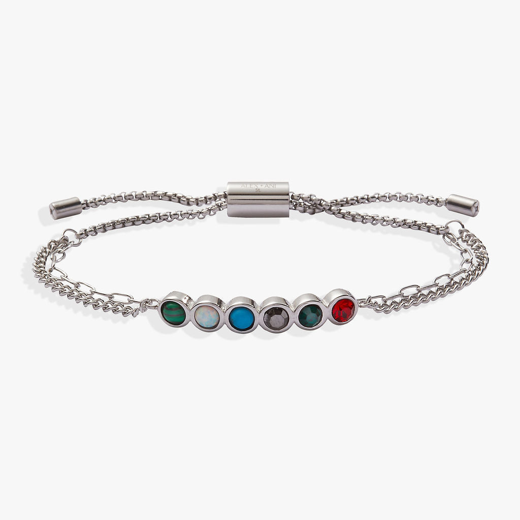 Mother Hidden Message Acrostic Bolo Bracelet