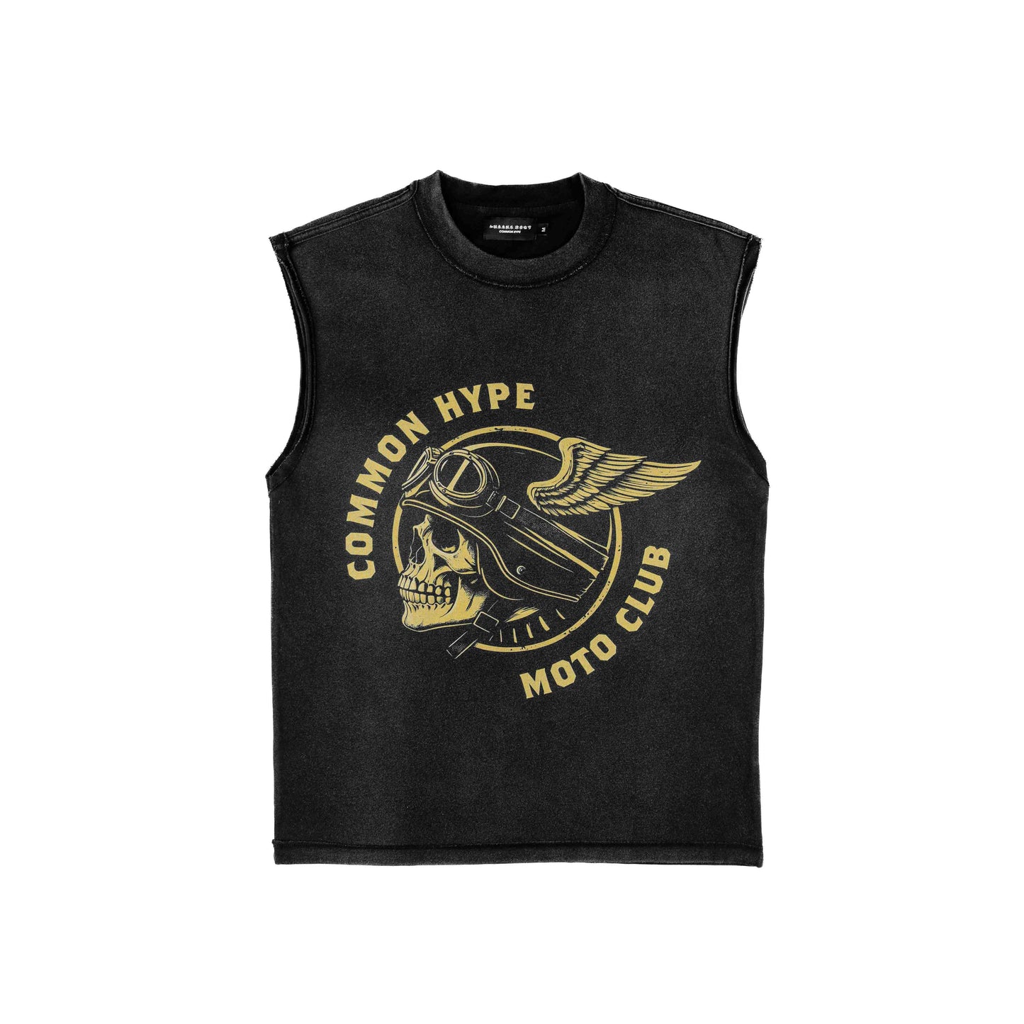 Common Hype Motor Club Cutoff Black