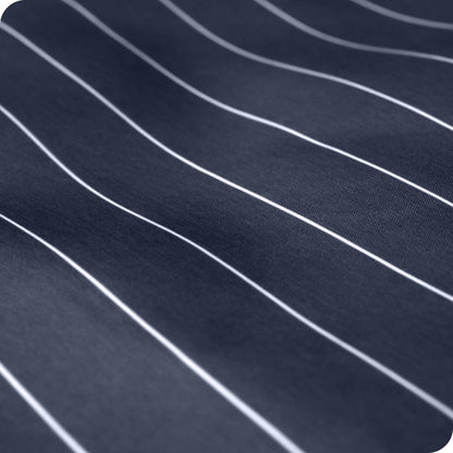 Pinstripe - Midnight/White-