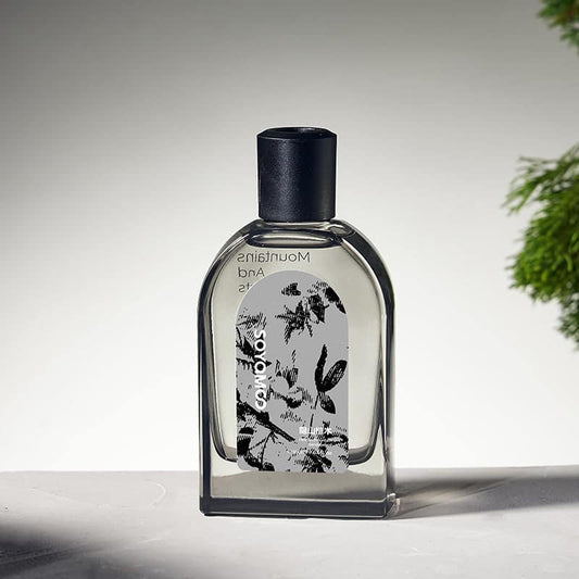 SOYAMOO Mystic Mountain Sandalwood Forest Flowing Silhouette Reed Diffuser – 180ml