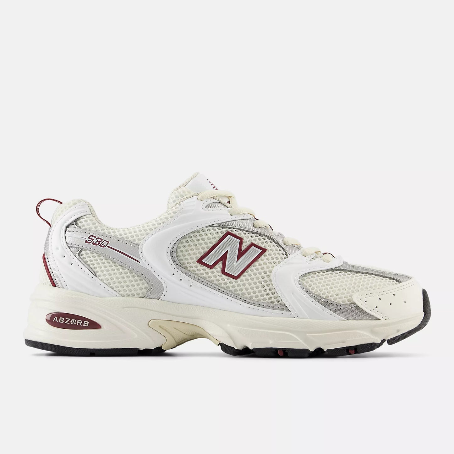 New Balance Mens 530 Sea Salt/Mercury Red