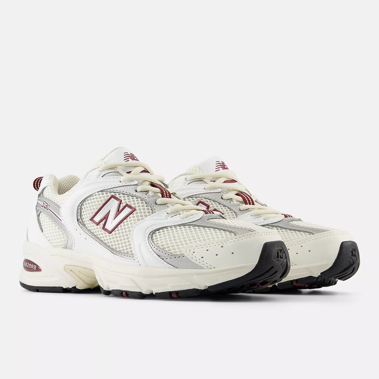 New Balance Mens 530 Sea Salt/Mercury Red