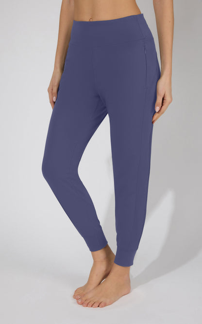 Interlock Zipper Pockets Greenwich Jogger - Our Linen Story