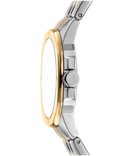 Dkny Women Watch, Two Tone Silver & Gold Color Case, Light Blue Dial, Two Tone Silver & Gold Color Metal Bracelet, 3 Hands, 5 Atm-1