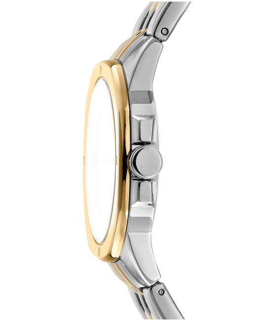 Dkny Women Watch, Two Tone Silver & Gold Color Case, Light Blue Dial, Two Tone Silver & Gold Color Metal Bracelet, 3 Hands, 5 Atm-1