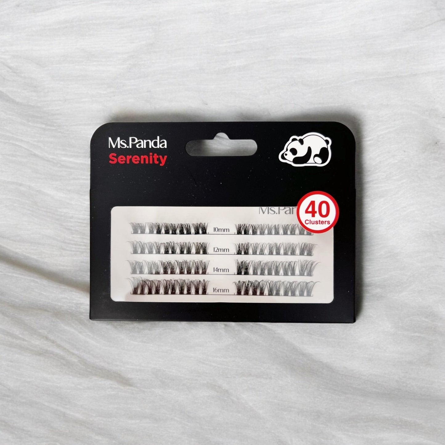 Ms. Panda Cluster Lashes – 10–16mm Mix Curl False Eyelash Set