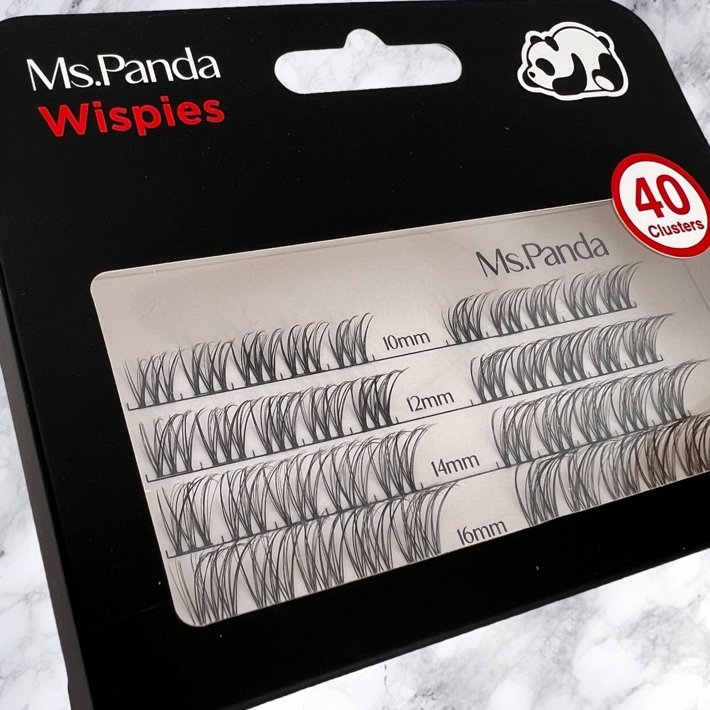 Ms. Panda Wispies Lash Clusters – 40 Mix Curl Eyelash Set