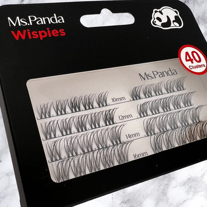 Ms. Panda Wispies Lash Clusters – 40 Mix Curl Eyelash Set
