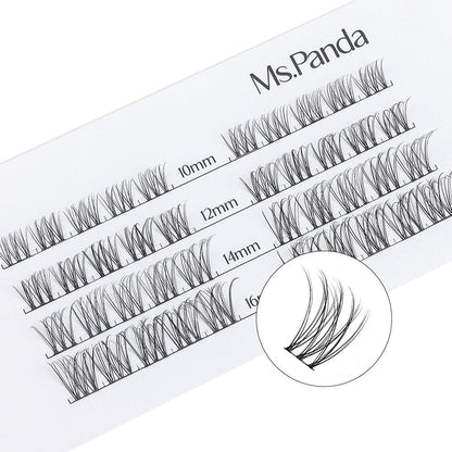 Ms. Panda Wispies Lash Clusters – 40 Mix Curl Eyelash Set