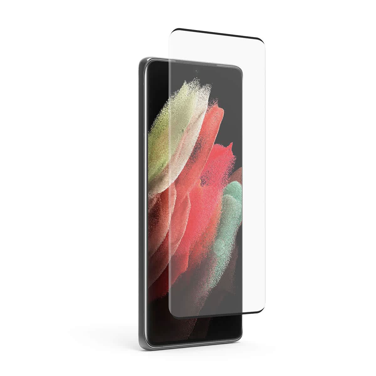 Puregear Maximum Clarity Hd Tempered Glass Screen Protector for Samsung Galaxy S21 Ultra 5g, Touch + Precision, Case Friendly Fit, Lifetime Replacement (Self Alignment Installation Tray Included)