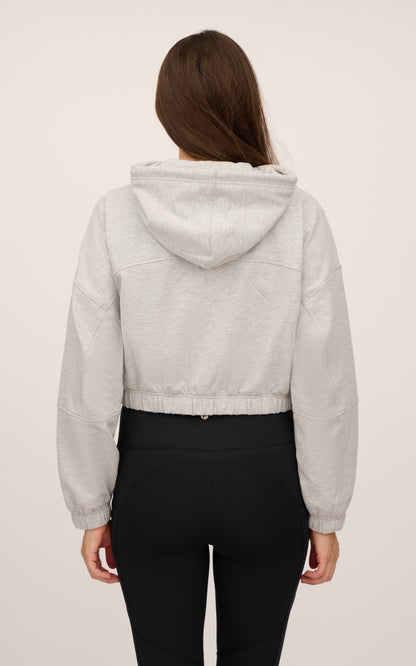 Cloud Plush Zip Front Hoodie