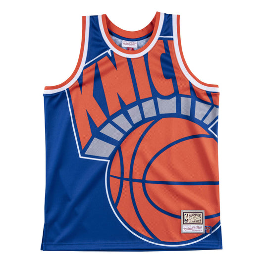 Mitchell & Ness Men's NBA Big Face Fashion Jersey New York Knicks