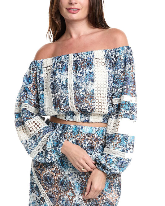 PNTOL-POOLSIDE PRINTED LACE-
