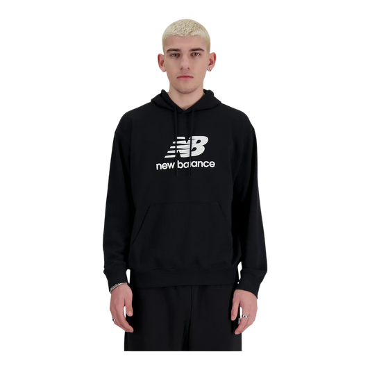 New Balance Sport Essentials Fleece Logo Hoodie Men Hoodie Black