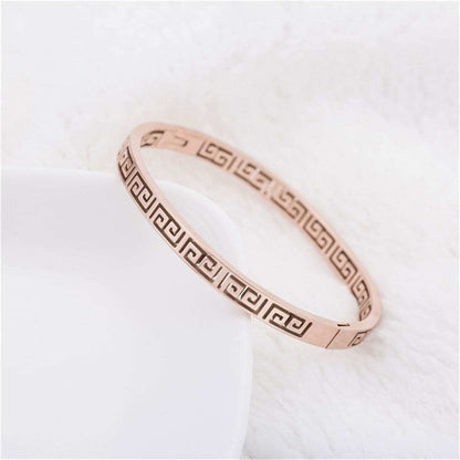 Rose Goldtone Great Wall Bangle