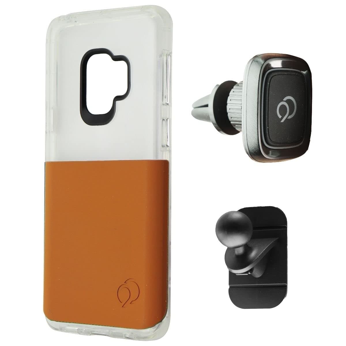 Nimbus9 Ghost2 Case + Magnet Mount for Samsung Galaxy S9 (Brown)