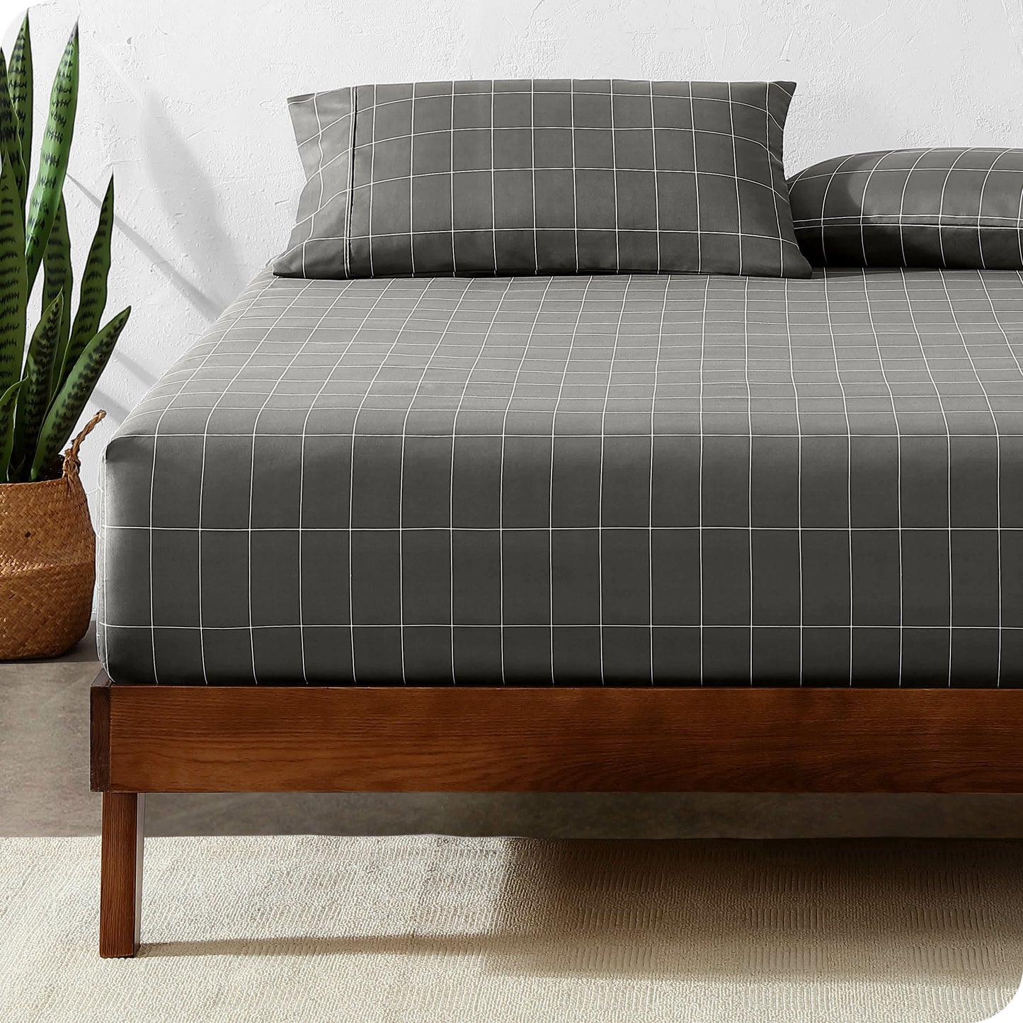Grid - Grey/White-