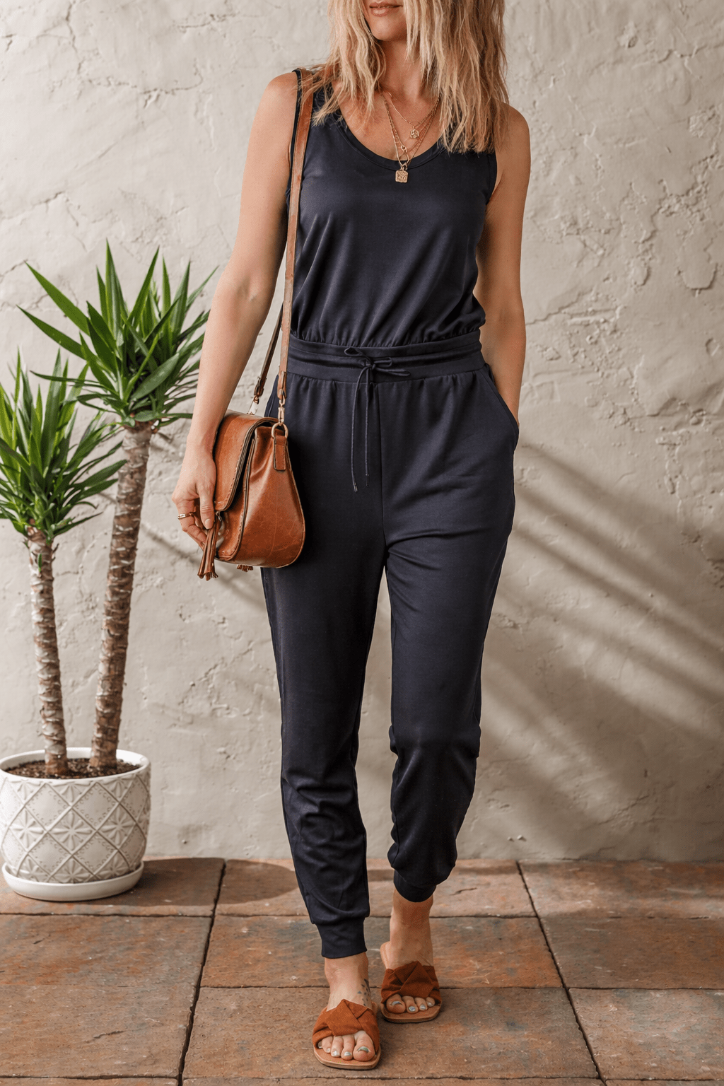 Brynlee Casual Tank - Black / L - 12/14