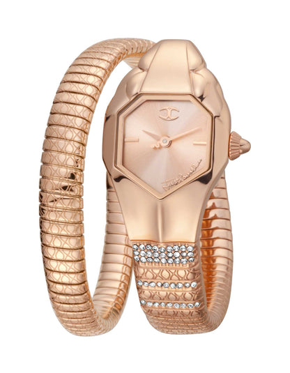 Just Cavalli Women's Just Glam EVO 2 Rosegold Dial Rose Gold Bracelet Watch