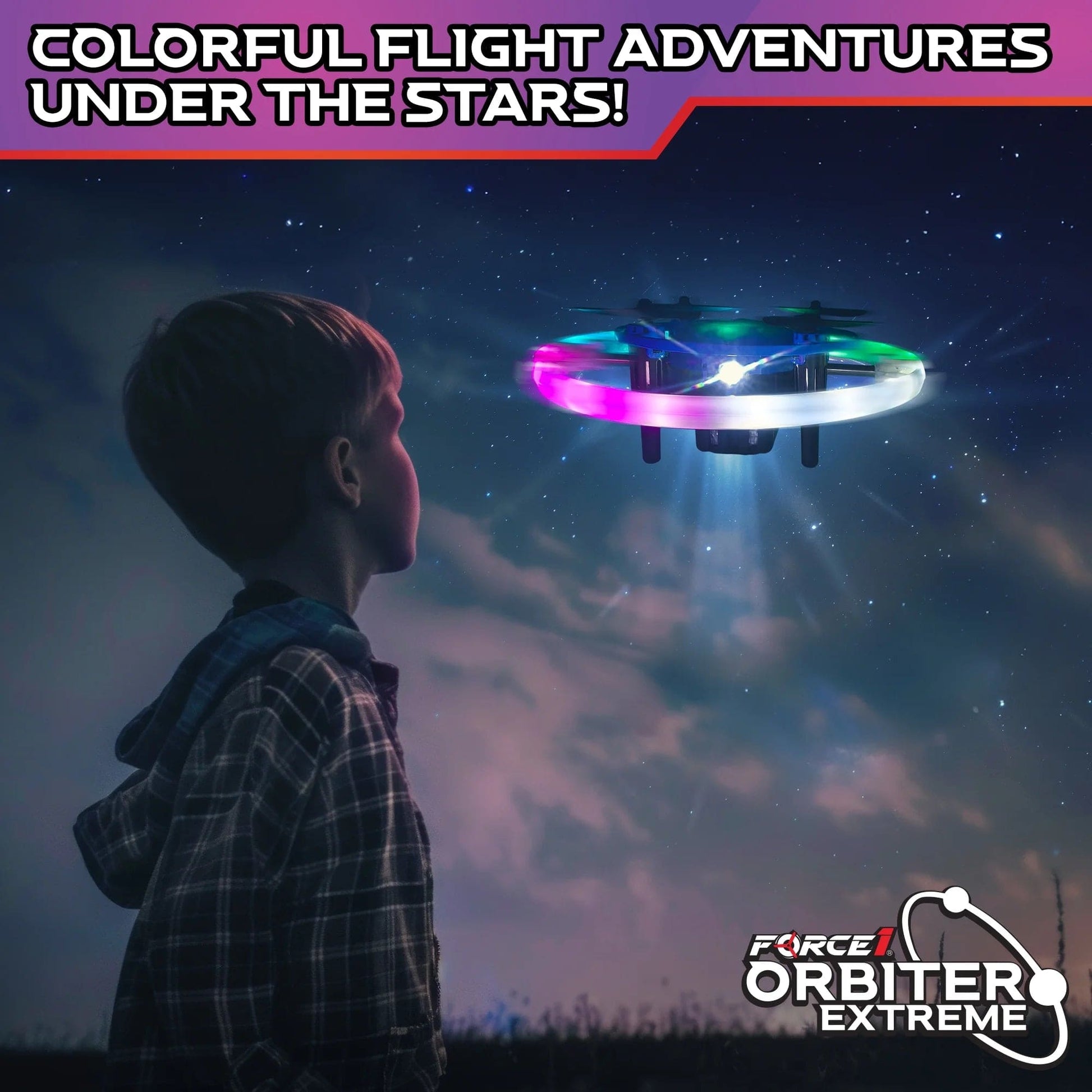 Blue, black drone and remote, and black propellers-