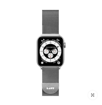 Steel Loop Laut Watch Strap for Apple Watch Series 1, 2, 3, 4 - 42/44 Mm - Silver