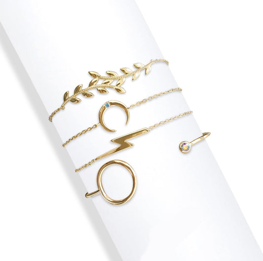 Gold AB Lightning & Moon-