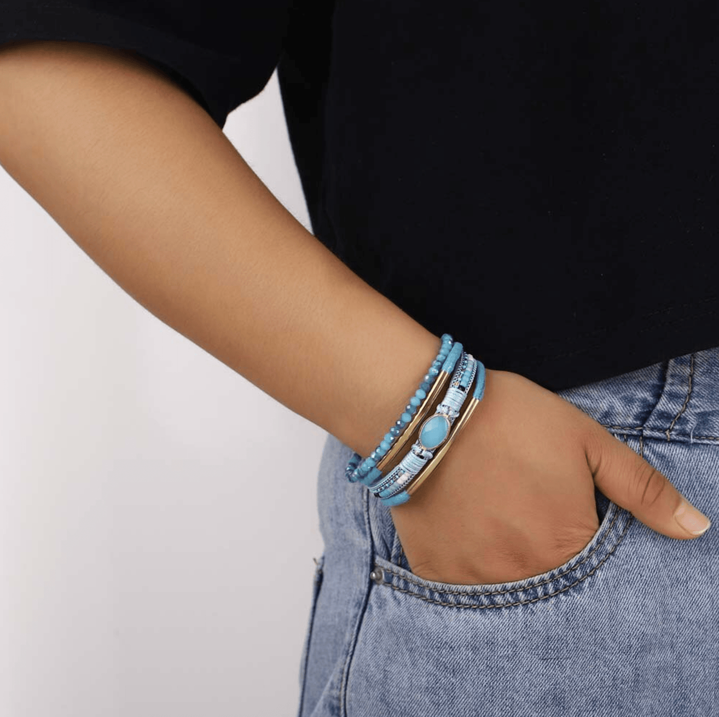Goldtone, Blue-
