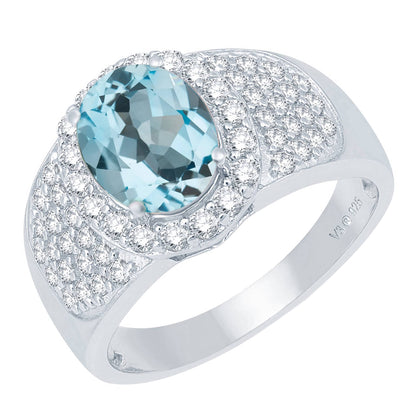 Blue, White-