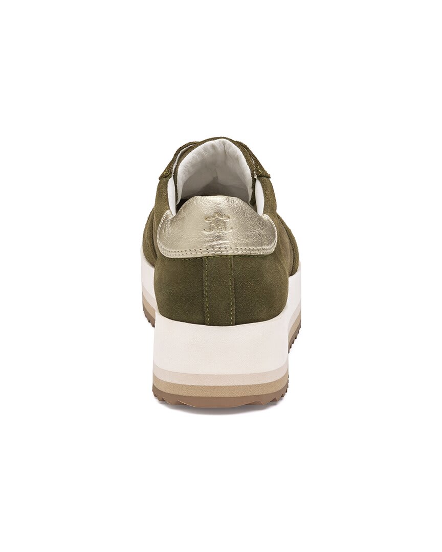 OLIVE SUEDE/MET KID SUEDE-