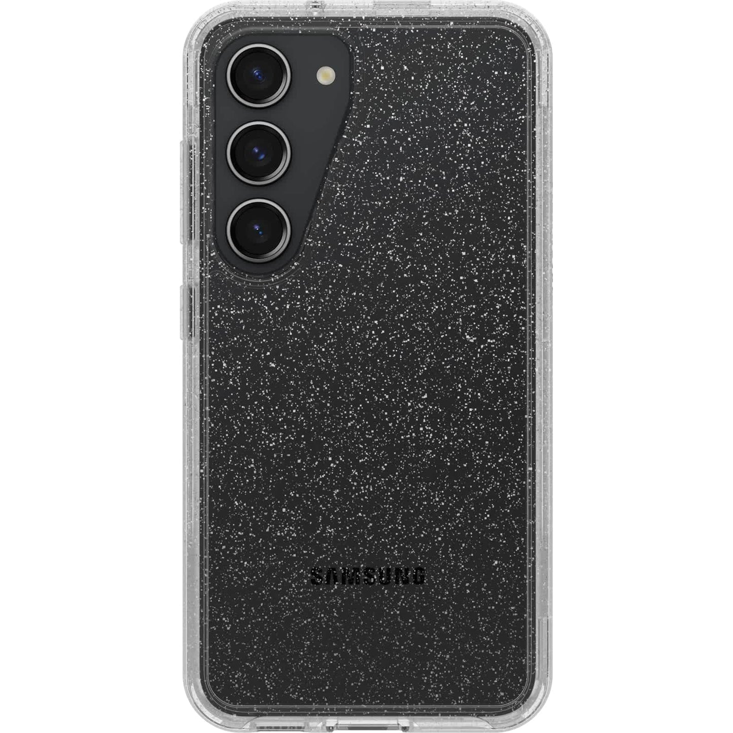 Otterbox Galaxy S23 Symmetry Series Case - Stardust (Clear/Glitter), Ultra-Sleek, Wireless Charging Compatible, Raised Edges Protect Camera & Screen