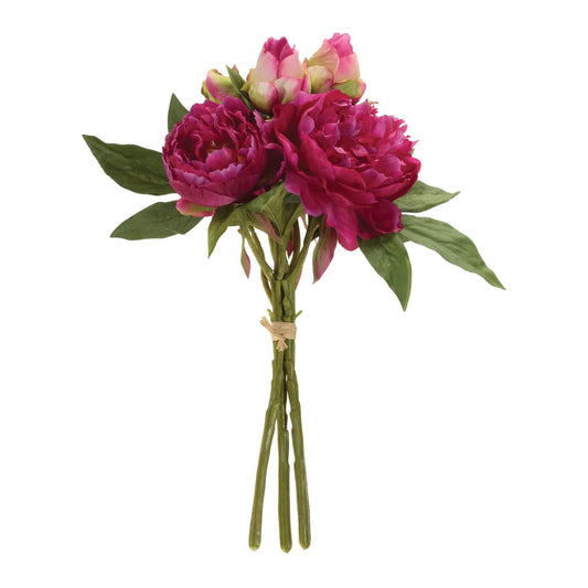 Melrose International Peony Floral Bundle (Set of 2)
