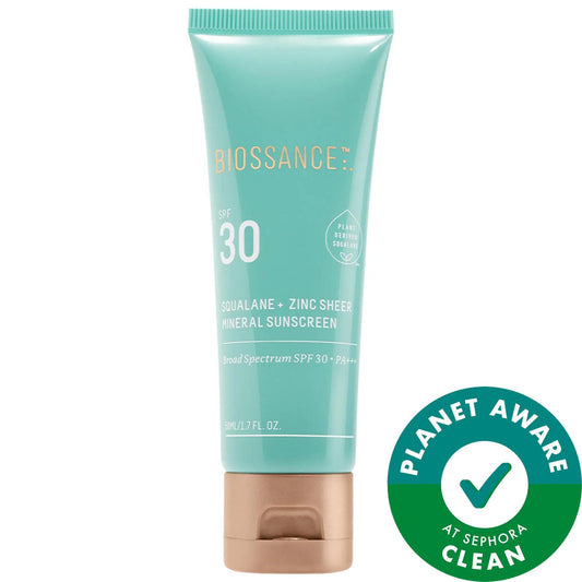 Zinc Mineral Face Sunscreen SPF 30 - Hydrating, Vegan, Fragrance-Free | Clean Beauty by Zinc
