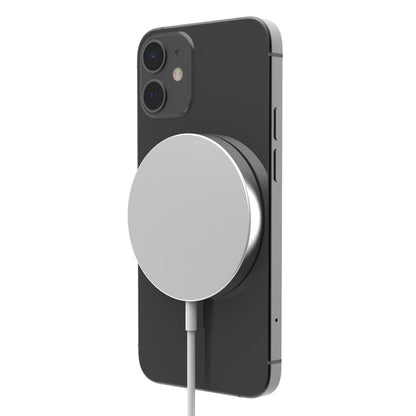 Puregear Round 15w Qi-Certified Fast Wireless Charging Pad for Iphone 13 / 13pro/ 13promax / 12/12 Pro Work with Magsafe Case - Fast Magnetic Wireless Charger, Airpods/Iphone 11, Galaxy S21 S20 &More