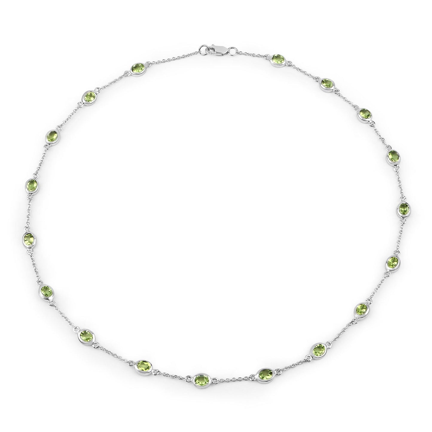 Genuine Peridot By The Yard Necklace