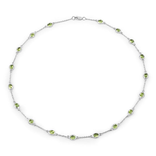 Genuine Peridot By The Yard Necklace