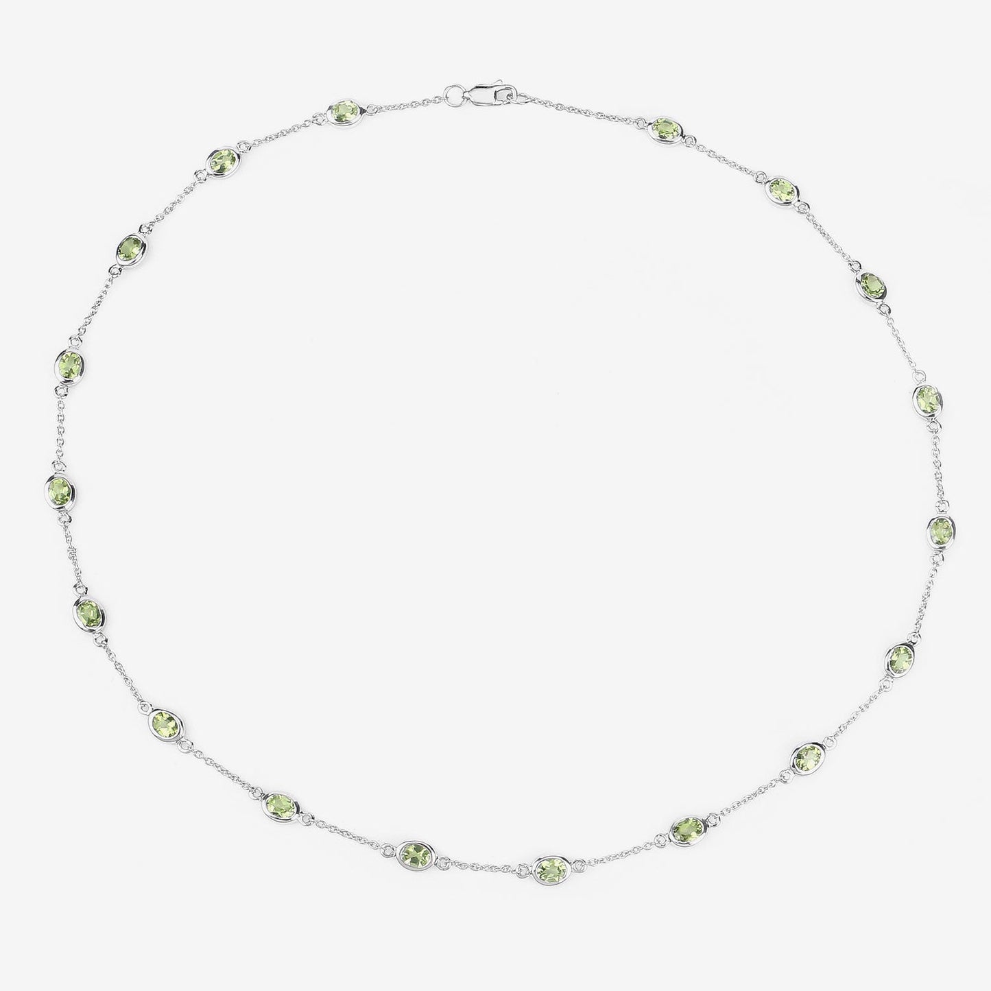 Genuine Peridot By The Yard Necklace