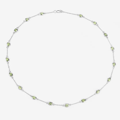 Genuine Peridot By The Yard Necklace
