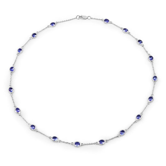 Genuine Tanzanite By The Yard Necklace