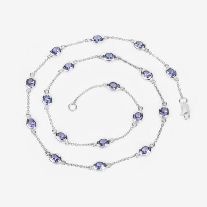 Genuine Tanzanite By The Yard Necklace